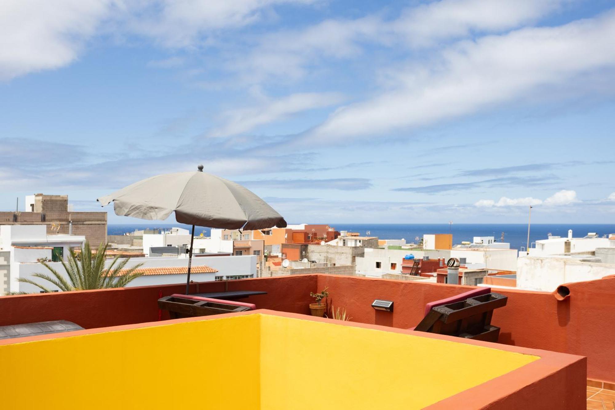 Tenohomes Rustic House With Terrace & Nature Views Buenavista Del Norte Exterior foto