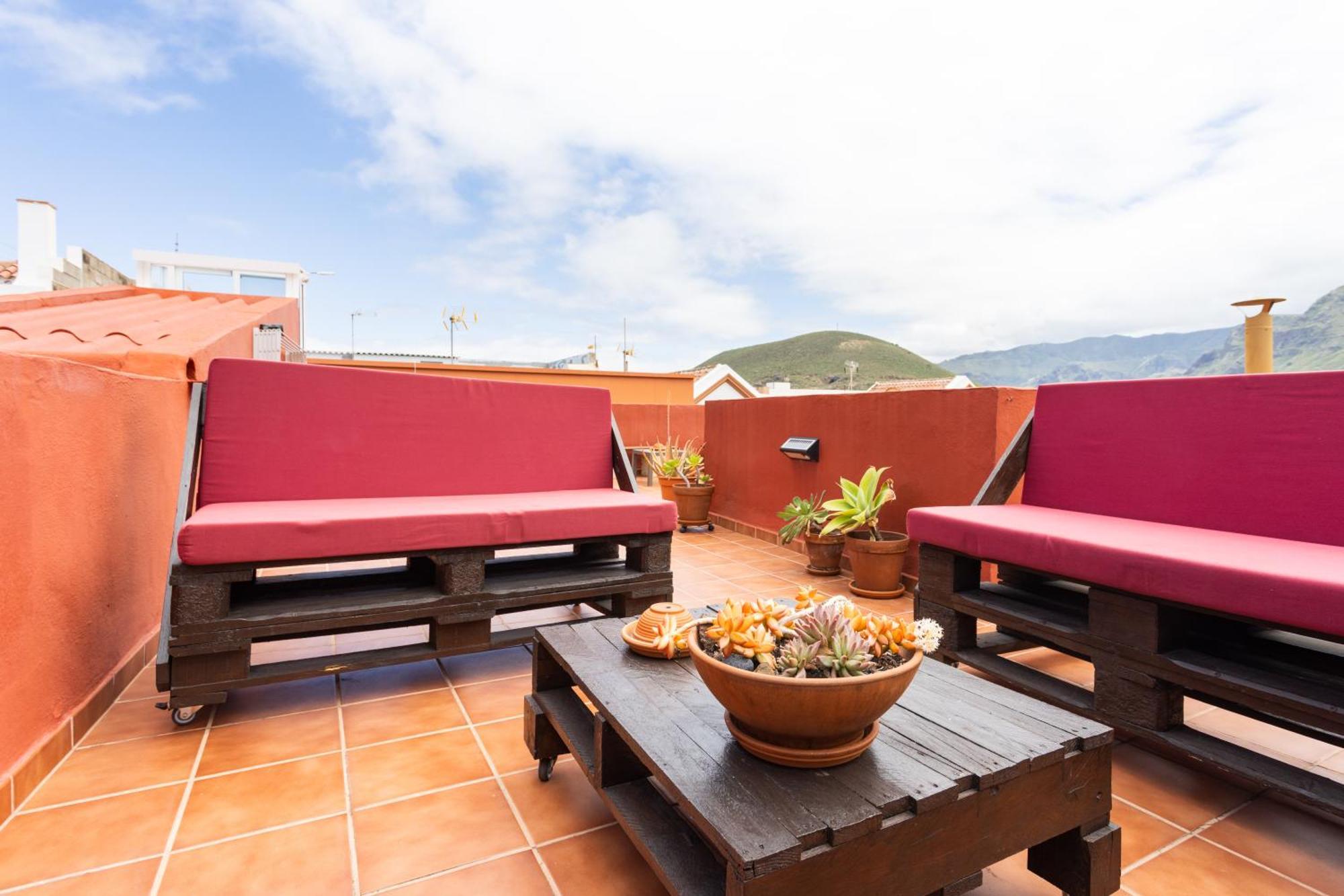 Tenohomes Rustic House With Terrace & Nature Views Buenavista Del Norte Exterior foto